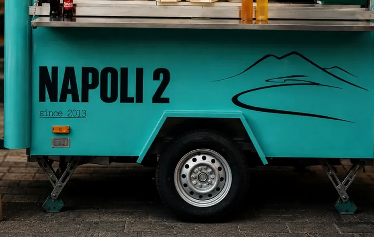 Detailansicht des NAPOLI 2 Catering-Trucks
